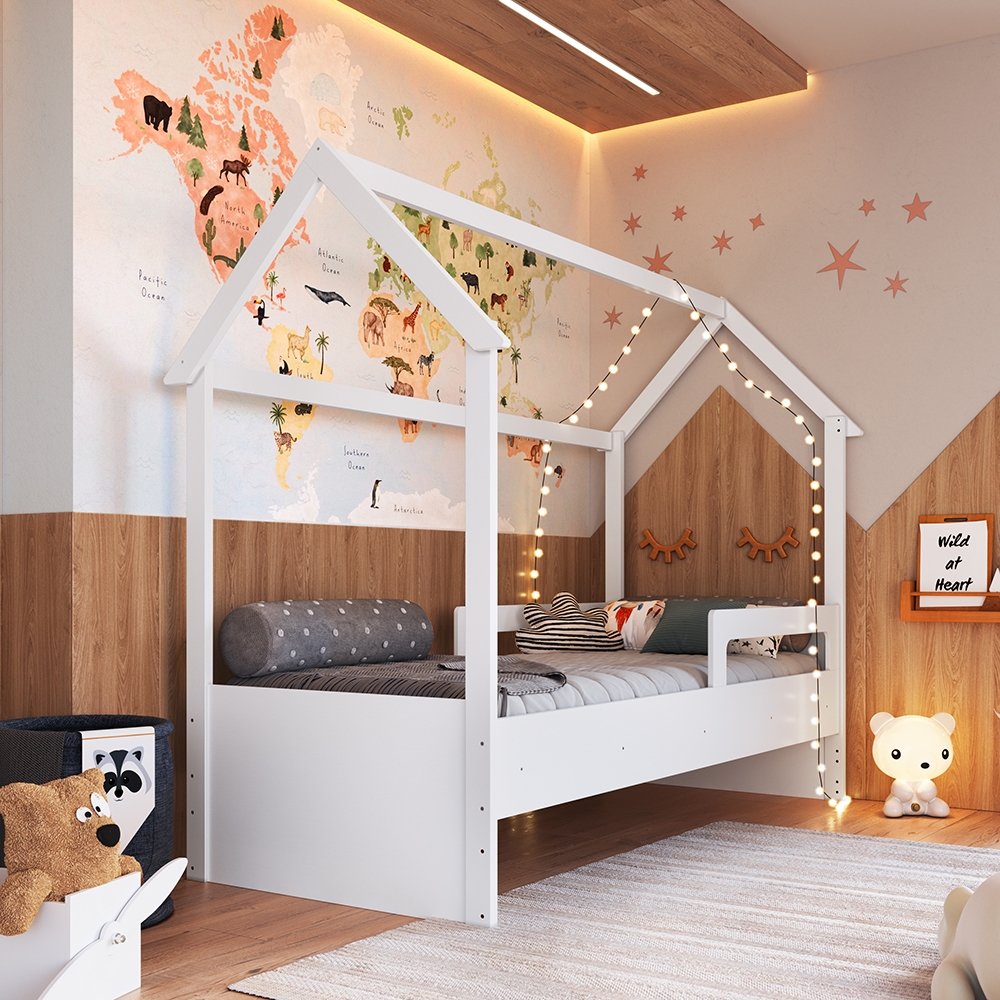 Cama Infantil Montessoriana cor Branco